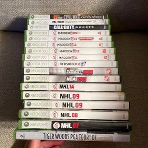 XBOX 360 games (17 games for 1 price)